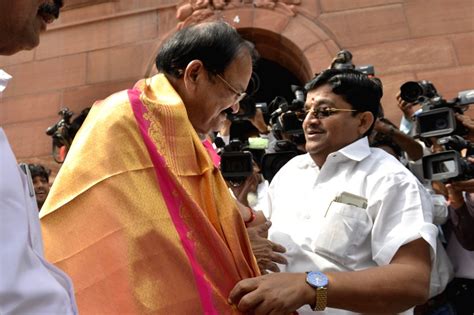 Venkaiah Naidu arrives to file nominations