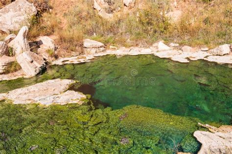 Mineral Pools Hot Springs State Park Thermopolis WY Stock Image Image Of Mineral View