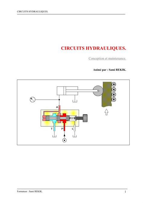 PDF 81816117 Cours Circuit Hydraulique DOKUMEN TIPS