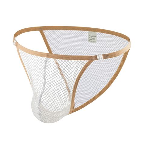 Men S Underwear Sexy Briefs Men High Fork Panties Bikini Transparent Underpants Ebay