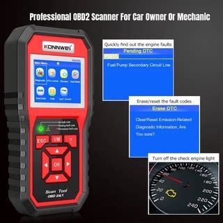 Konnwei Kw Obd Scanner Multi L Nguas Completa Obd Fun O