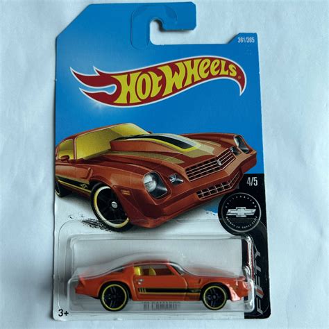 Hot Wheels Camaro Camaro Fifty Orange Scale Shopee Malaysia