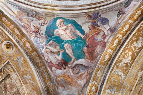 Title Naples Italy April The Fresco Of St Mark The