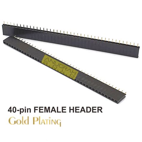 Jual Female Header X Gold Single Row Header Pin Gold Plated Di