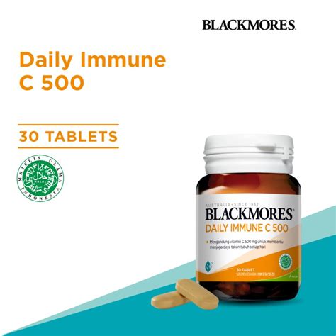 Jual Blackmores Daily Immune C 500mg 1 Tablet Per Hari Isi 30 60