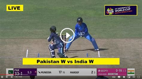 Live T20 Cricket India W Vs Pakistan W Ind W Vs Pak Icc World Cup Women 2023 Ptv Sports