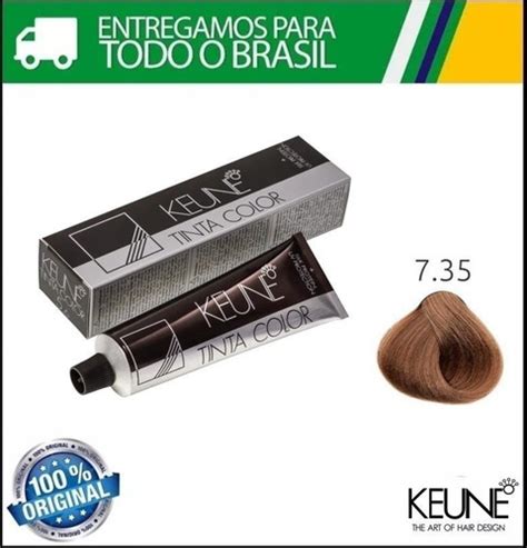 Tinta Keune Color 60ml Cor 735 Louro Médio Chocolate Mercadolivre