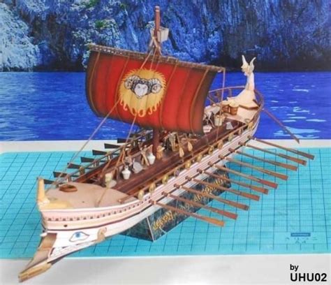 Jason And The Argonauts Argo Ship Paper Model By Uhu02 By