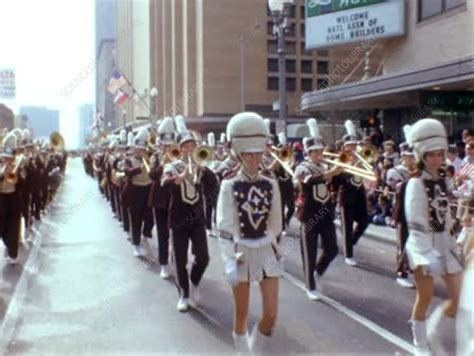 Apollo 8 Celebration Parade Houston Texas Stock Video Clip K006