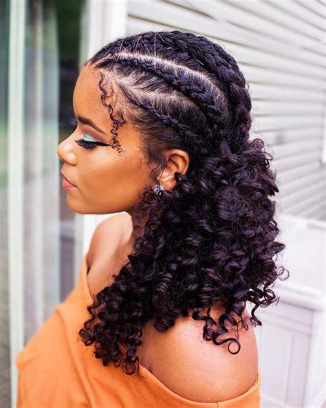 21 Easy Ways To Wear Natural Hair Braids Page 2 Of 2 Stayglam