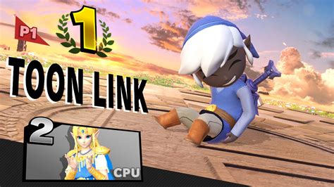 Blue Tunic Dark Toon Link Super Smash Bros Ultimate Mods