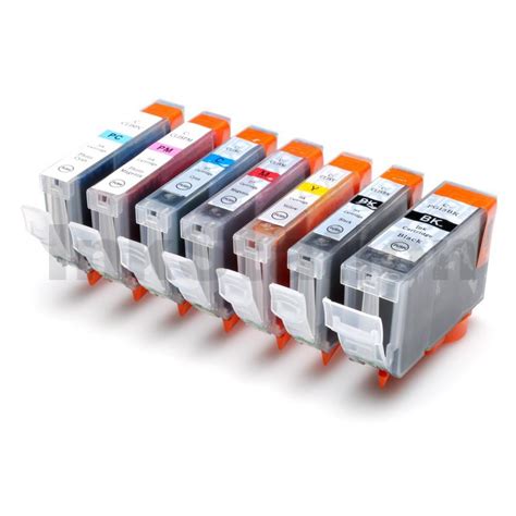 Canon Pack Pgi Bk Cli Bk C M Y Pc Pm Compatible Inkjet With Chip