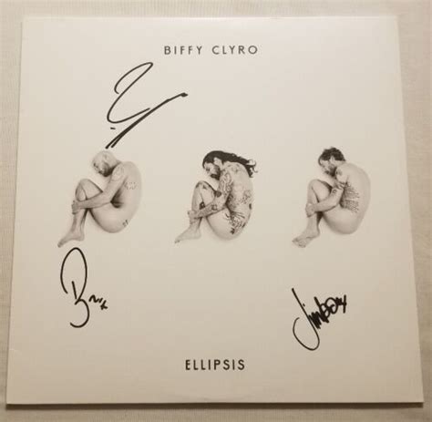 Biffy Clyro Autographed Ellipsis Clear Vinyl Lp Ebay