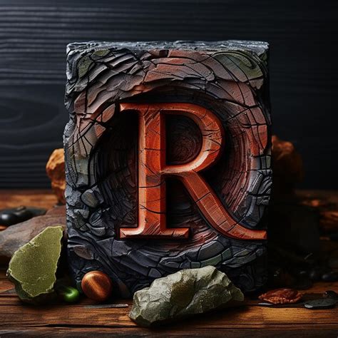 Letra Latina A En Madera De Fondo Blanco Aislado Azul Oscuro Foto Premium