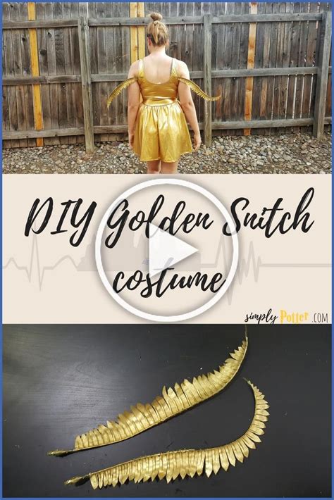 Golden Snitch Costume Pinterest Harry Potter Harry Potter Costume Diy Harry Potter