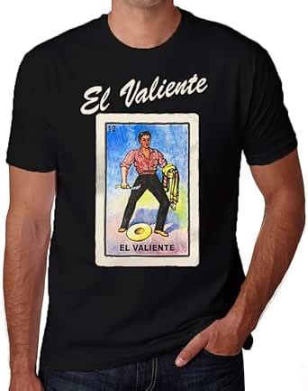 Amazon Volcan El Valiente Loteria Mexican Lottery Bingo Funny T