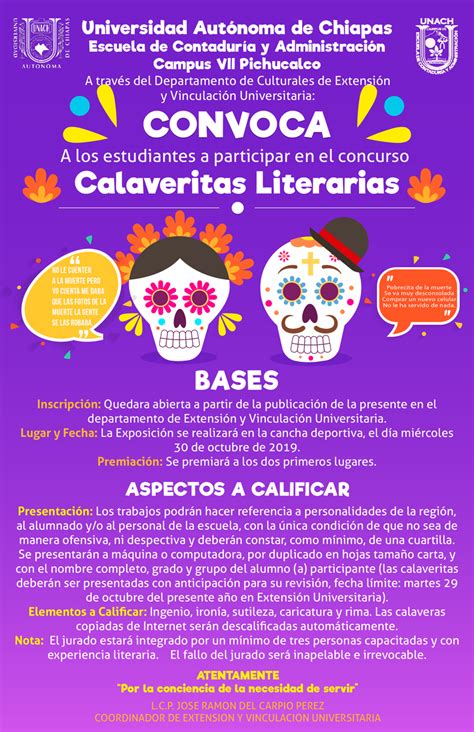 CONVOCATORIA CONCURSO DE CALAVERITAS