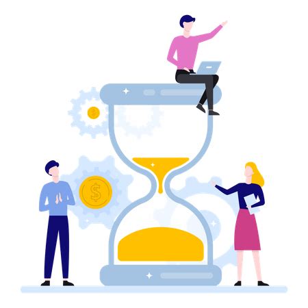 Premium Time Management Illustration pack from Business Illustrations