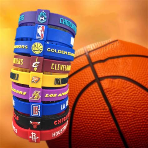 Pulseira De Silicone Basquete Nba Times Ajust Vel Promo O Envio Em