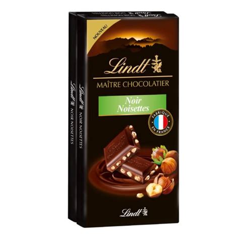 Chocolat Noir Noisettes Ma Tre Chocolatier Lindt Le Lot De