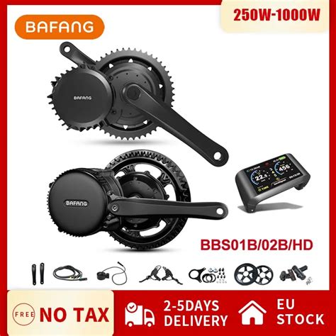 Bafang Mid Drive Motor Kit 1000w 750w 500w 350w 250w 52v 48v 36v Bbshd