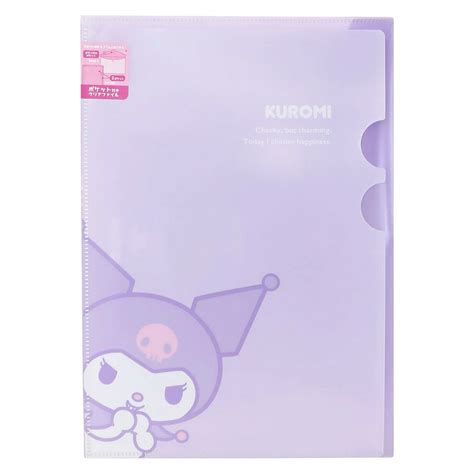 Kuromi Choose Happiness File Folder Kawaii Panda Making Life Cuter