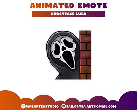 Ghostface Animated Emote P U Twitch Youtube Discord Pack Package Dbd