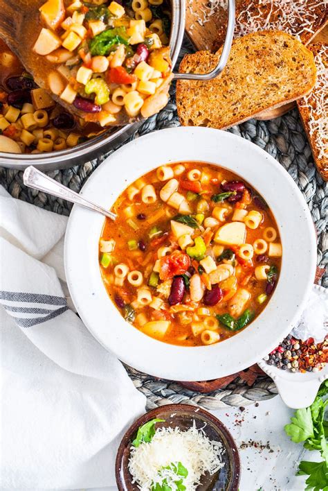 Italian Minestrone Soup Xoxobella