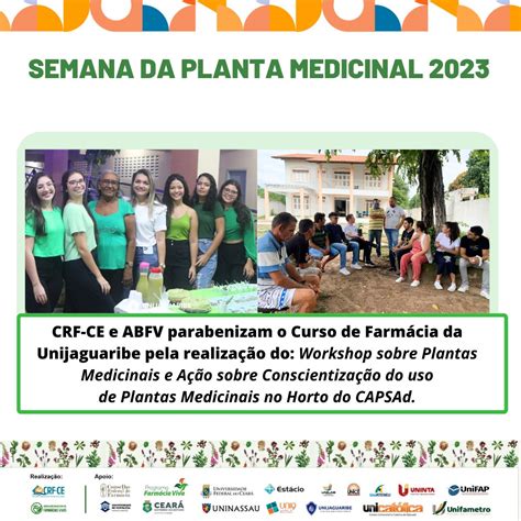 O Crf Ce E Aabfv Parabenizam O Curso De Farm Cia Do Unijaguaribe Pelo