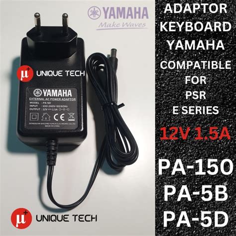 Promo Adaptor For Yamaha Keyboard Psr E Series Model Pa Pa B