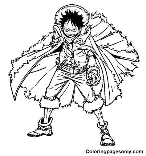 Luffy Coloring Pages - Coloring Pages For Kids And Adults