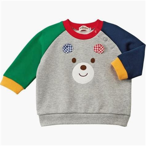 MIKI HOUSE Hot Biscuits Sweatshirt Grey MIKI HOUSE Authorized Online Store In Melbourne