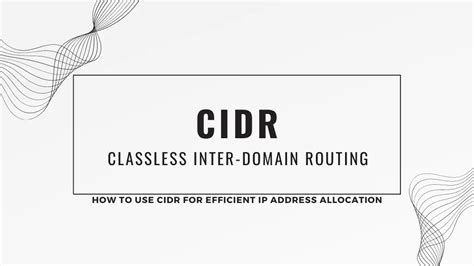 Cidr A Comprehensive Guide For Beginners