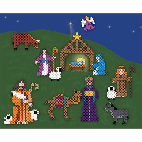 Nativity Perler