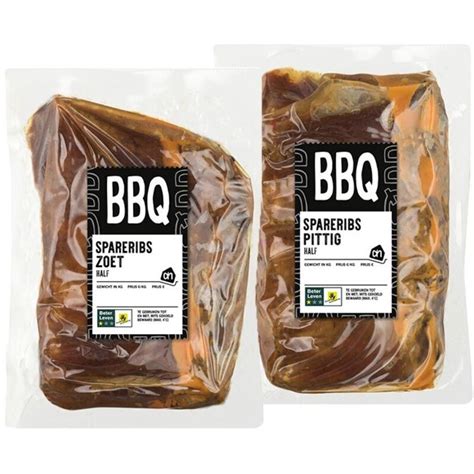 Ah Spareribs Bbq Pakket Aanbieding Bij Albert Heijn