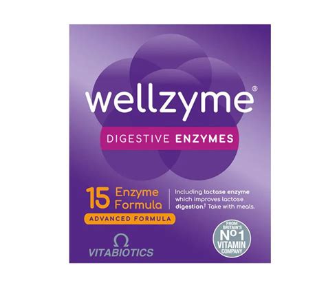 Vitabiotics Wellzyme Digestive Enzymes 15 Enzyme Advanced Formula Capsules