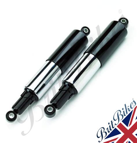 PAIR Of UNIVERSAL CLASSIC MOTORBIKE REAR SHOCKS 12 9 BSA AJS MATCHLESS