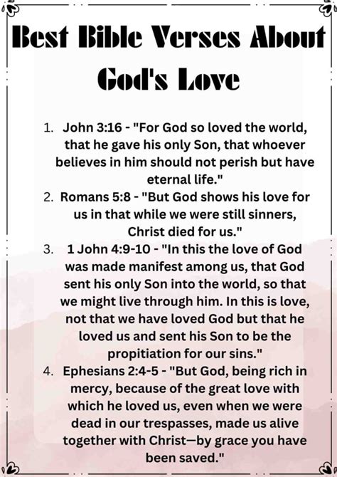 130 Bible Verses About God S Love † ️️ Daily Blessings Prayer ️