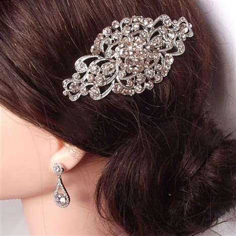 Wholesale Hair Combs Women Girls Bridal Wedding Crystal Rhinestone