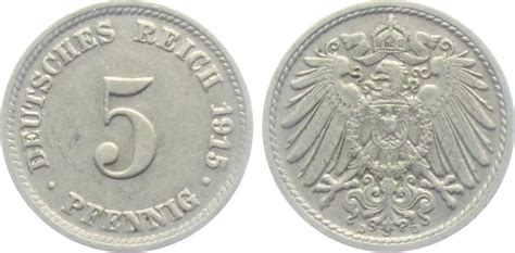 Kaiserreich D Pfennig Gro Er Adler F Vz Ma Shops