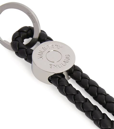 Mulberry Braided Leather Keyring Harrods Us