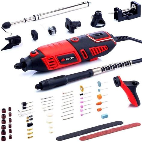 NoCry Professional Heavy Duty 1 4A Electric Motor Rotary Tool Kit