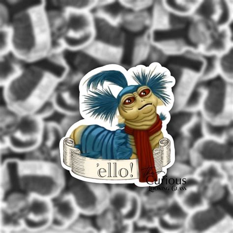 80s Labyrinth Movie Ello Worm Sticker Decal Etsy