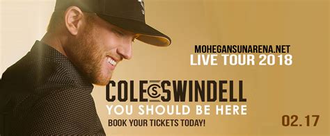 Cole Swindell Tickets 17 February 2018 Mohegan Sun Arena