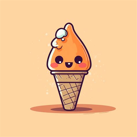 Kawaii Ice Cream Wallpaper K Cute Face Kawaii Cartoon K