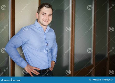 Happy Mature Business Man Looking At Camera With Satisfaction At Office Stock Photo Image Of