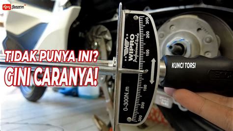 Pakai Kunci Momen Torsi Servis Cvt Matic Honda Pcx Youtube