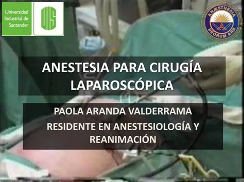 Ppt Anestesia Para Cirug A Laparosc Pica Powerpoint Presentation