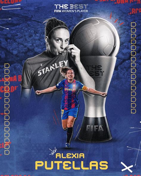 Alexia Putellas mejor jugadora de fútbol del mundo