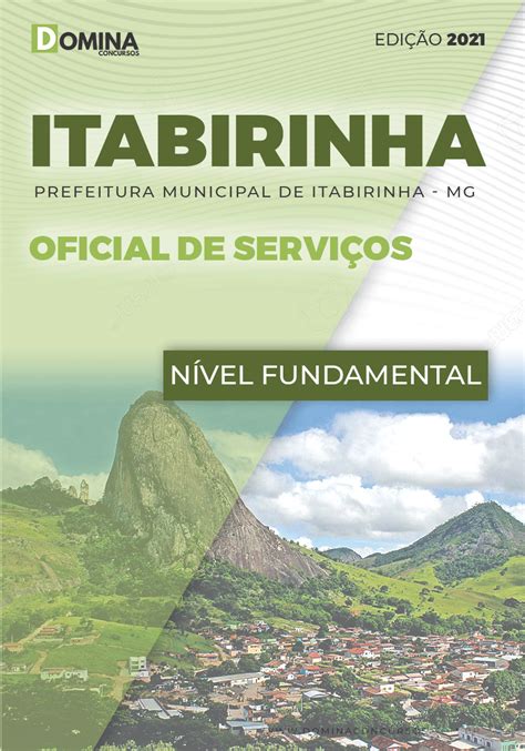 Apostila Concurso Pref Itabirinha MG 2021 Oficial de Serviços